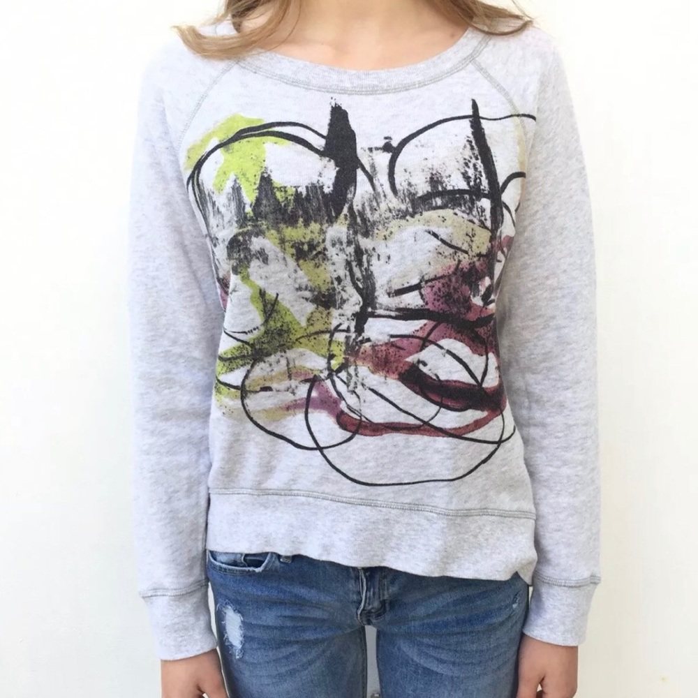 Neiman Marcus Proenza small Sweater Pullover Gray